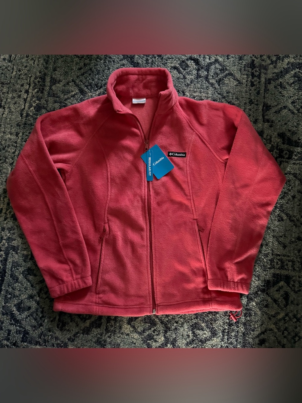 Columbia full zip fleece size med